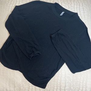 Black Z Supply Front Cross Long Sleeve